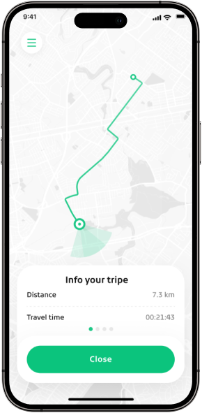 Amyal Distance and Travel Time Screen Real-Time Trip Analytics