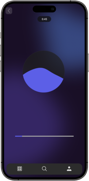 AuraMind Mood Tracker Screen Emotional Health Analytics Chart